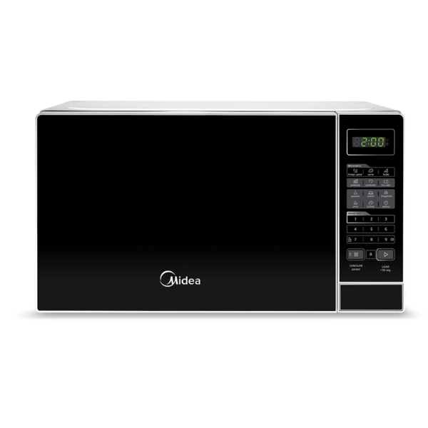 Micro-ondas Midea 20 Litros MRAS, Branco/Preto