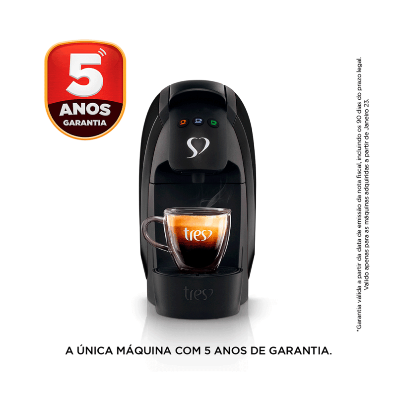 Cafeteira Espresso Três Corações Luna, Multibebidas, Automática, Preta, 1200W 220V - Image 3
