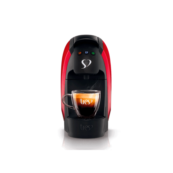 Cafeteira Espresso Três Corações Luna, Multibebidas, Automática, Vermelha, 1200W 220V