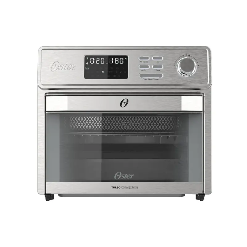 Forno Fryer Oster 15L, OFOR160, Função Turbo Convecção Preto 220V