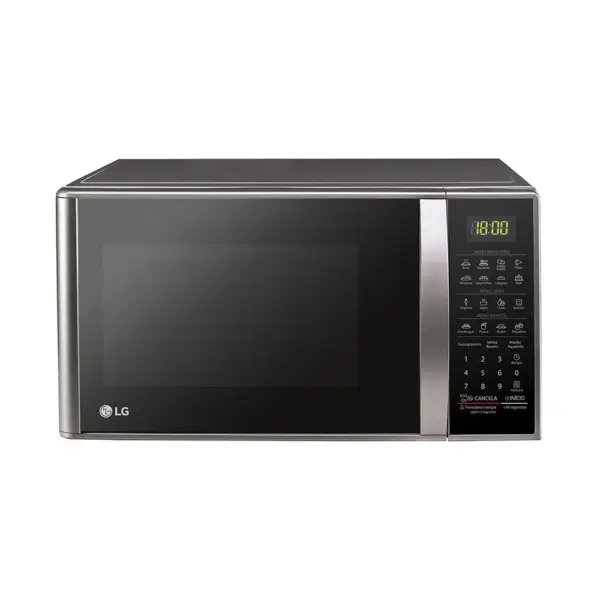 Micro-ondas LG 30 Litros Limpa Fácil, MS3043BR, Prata