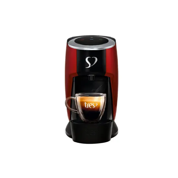 Cafeteira Espresso Três Corações Touch, Multibebidas, Automática, Vermelha 127V