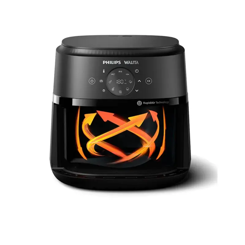 Fritadeira Airfryer Digital Série 2000 XL Philips Walita, 1700W, NA230, Preto 127V - Image 5