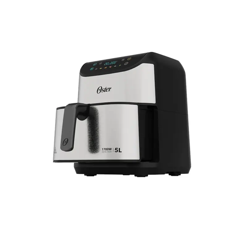 Fritadeira Elétrica Oster Digital 5L, Grelha Easy Clean, Painel Touch - OFRT930, Prata/Preto 220V - Image 4