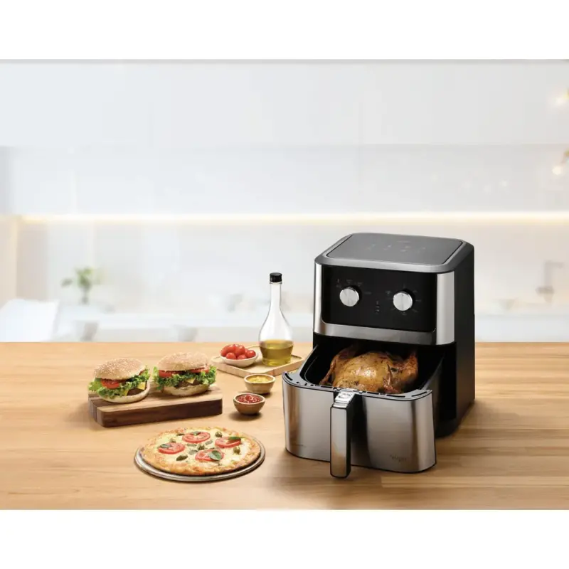 Fritadeira Elétrica Elgin CHROME 8L, Grelha Easy Clean, AFC80, Inox - Image 3