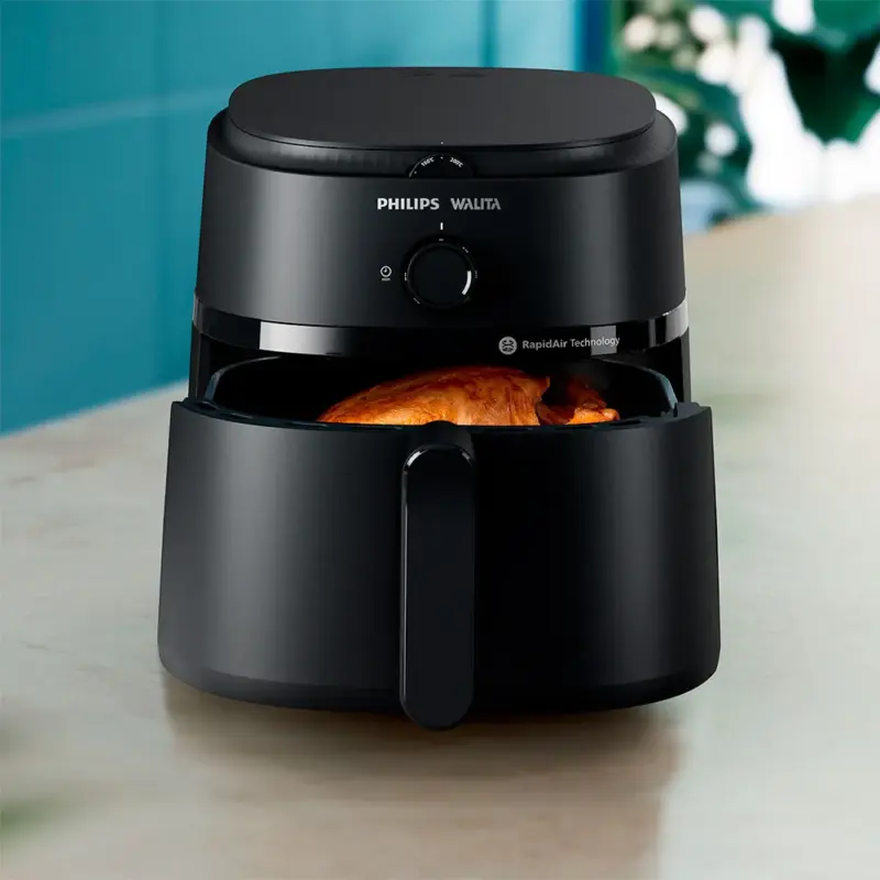 Fritadeira Airfryer Série 1000 XL Philips Walita, 1700W, NA130, Preto 127V - Image 6